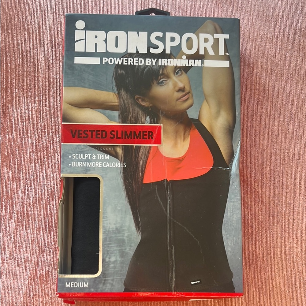 NIB Iron Sport Vested Slimmer in Black